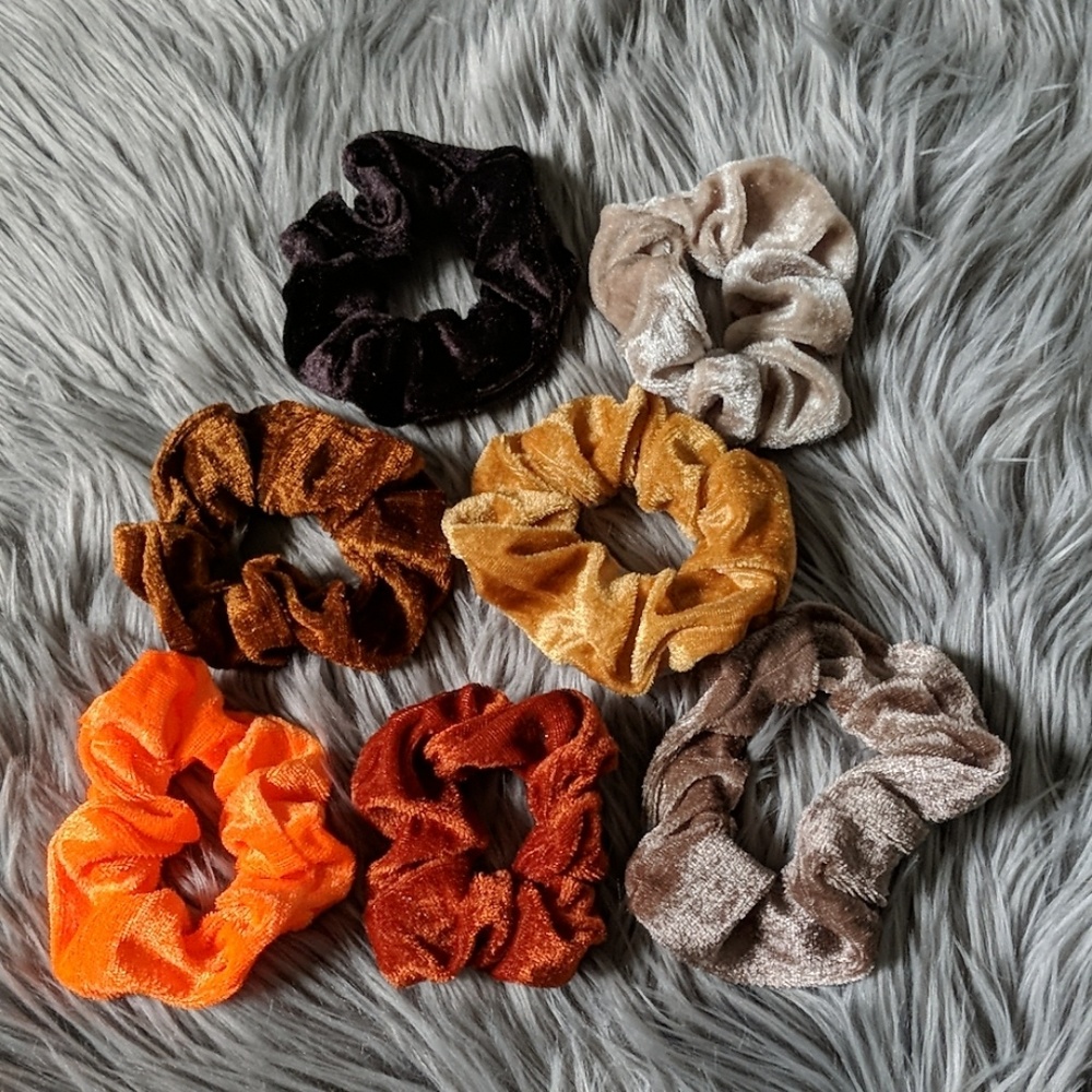 Scrunchie Set Velvety Autumn